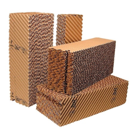 Aerocool Evaporative Cooler Rigid Media For AeroCool/MasterCool, Cellulose, Brown, 30 in H x 40 in W x 8 in D 3439